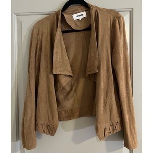 BB Dakota Tan/Brown Suede Jacket Size Small